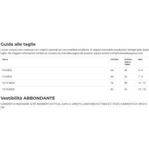 Costume di carnevale neonato piccolo re