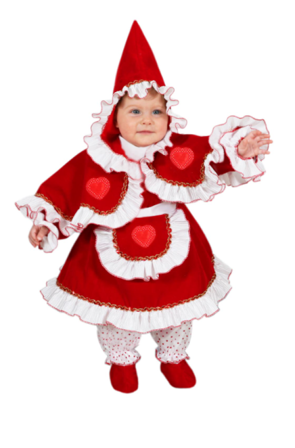 Costume di carnevale neonata Cappuccetto Rosso