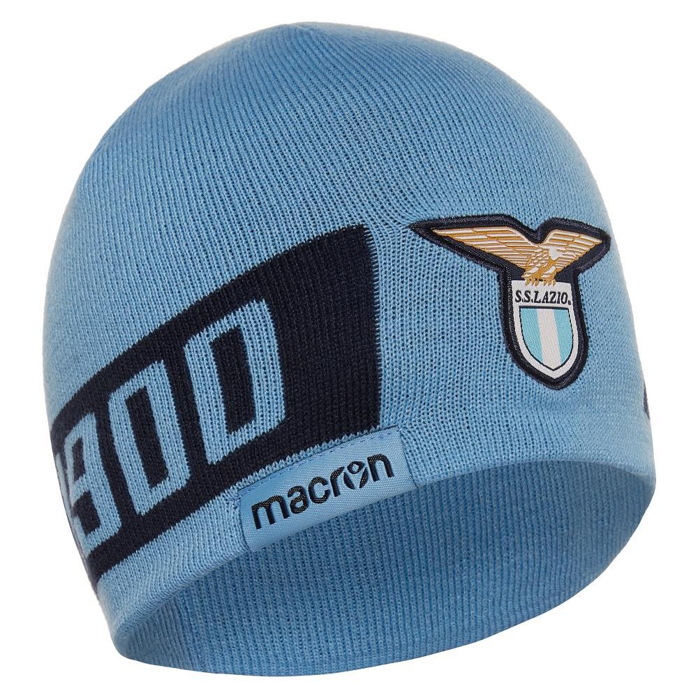 Cappello zuccotto Macron per Lazio Junior celeste