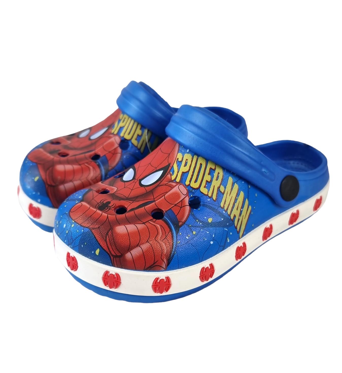 Sabot da bambino Spiderman rosso