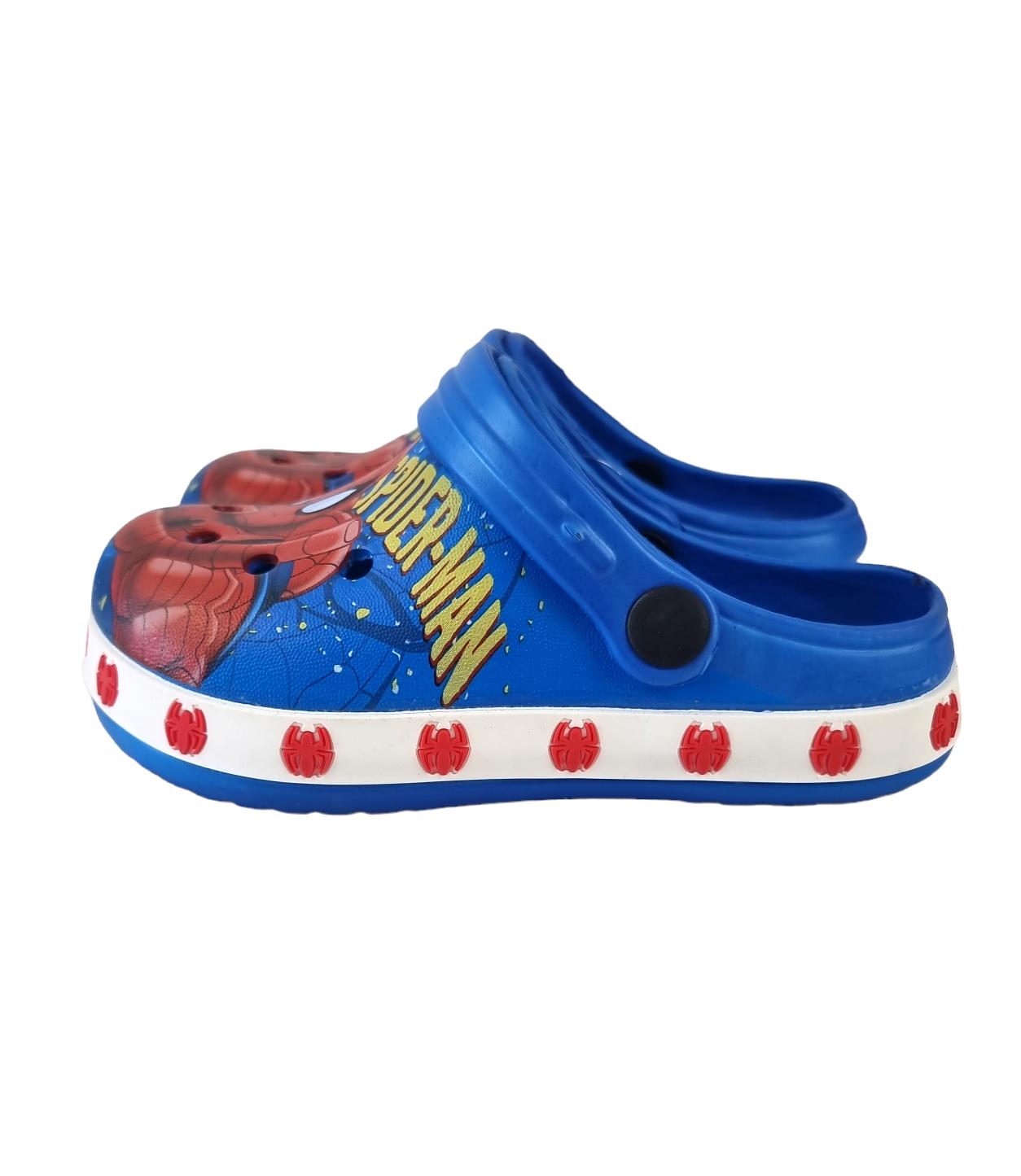 Sabot da bambino Spiderman rosso