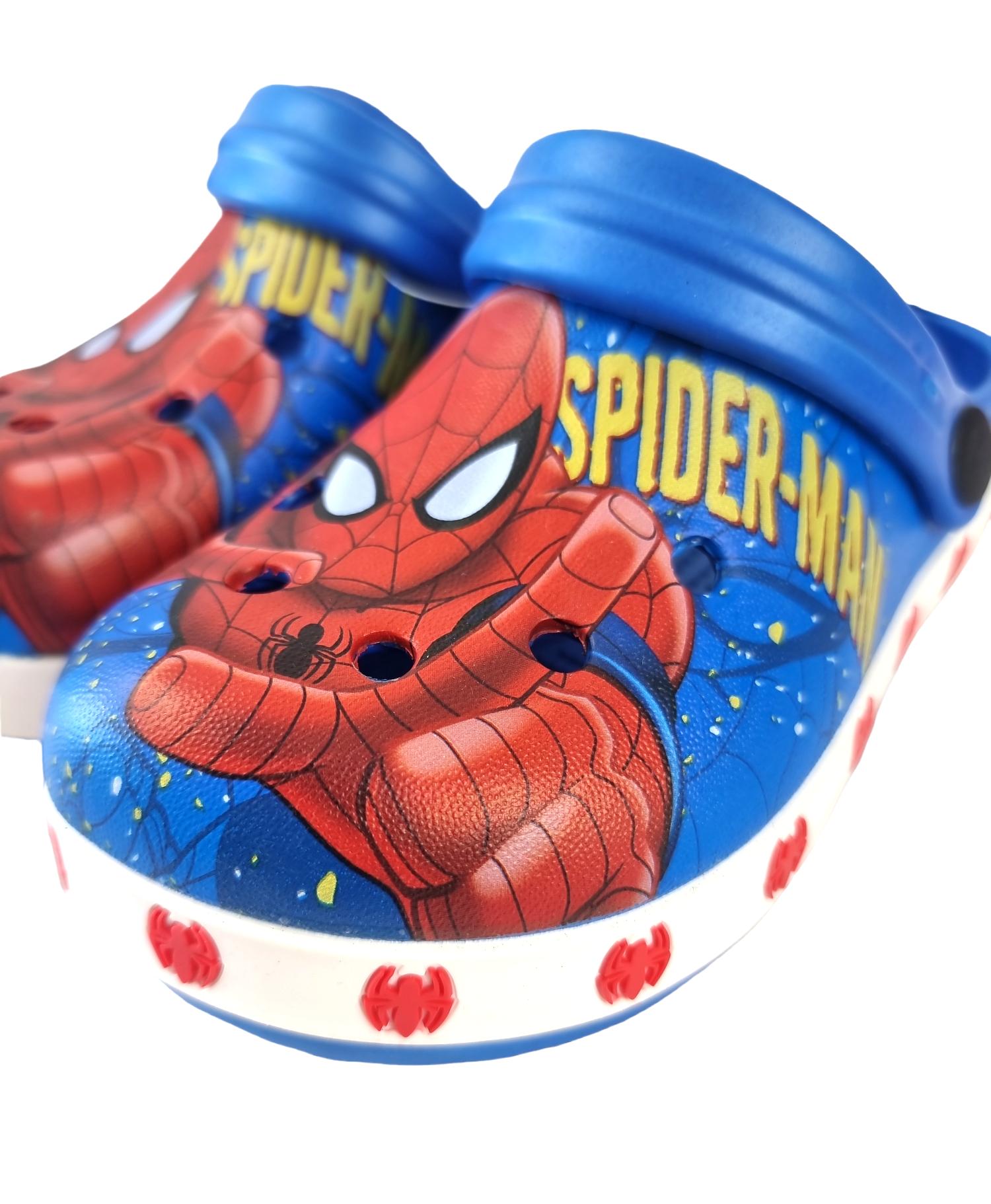 Sabot da bambino Spiderman rosso