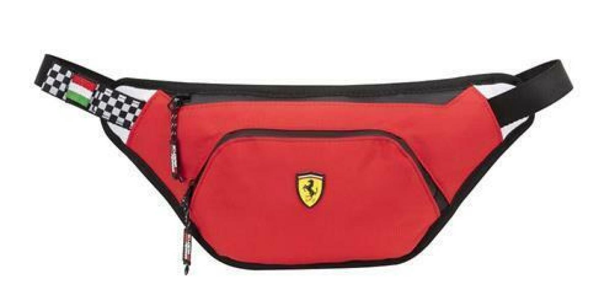 Marsupio da uomo scuderia Ferrari rosso