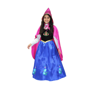 Costume carnevale anna frozen da bambina