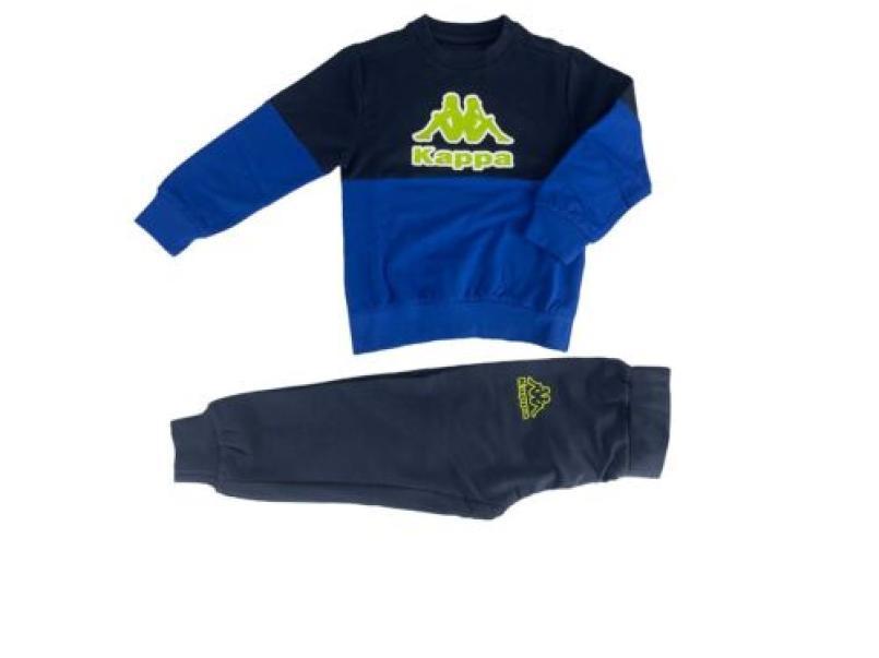 Tuta Robe di Kappa da Bambino girocollo garzata blu royal