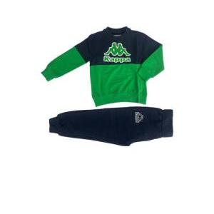 Tuta robe di  da bambino girocollo garzata verde