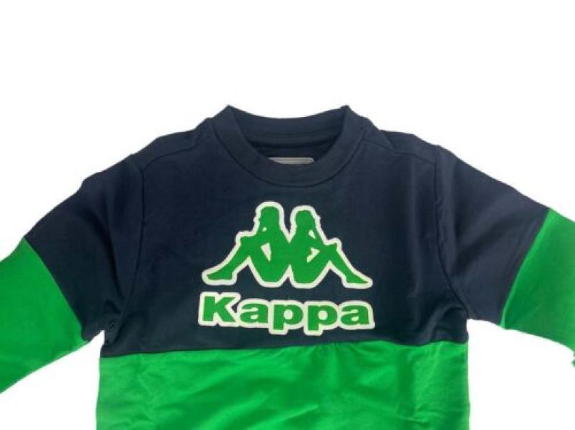 Tuta Robe di Kappa da bambino girocollo garzata verde