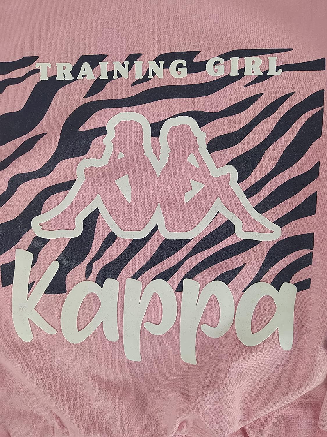 Tuta Robe di Kappa Bambina con cappuccio garzata rosa