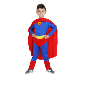 Ab carnevale superman in busta superman