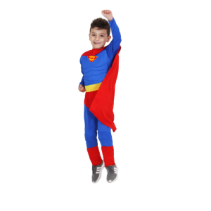 Ab carnevale superman in busta superman