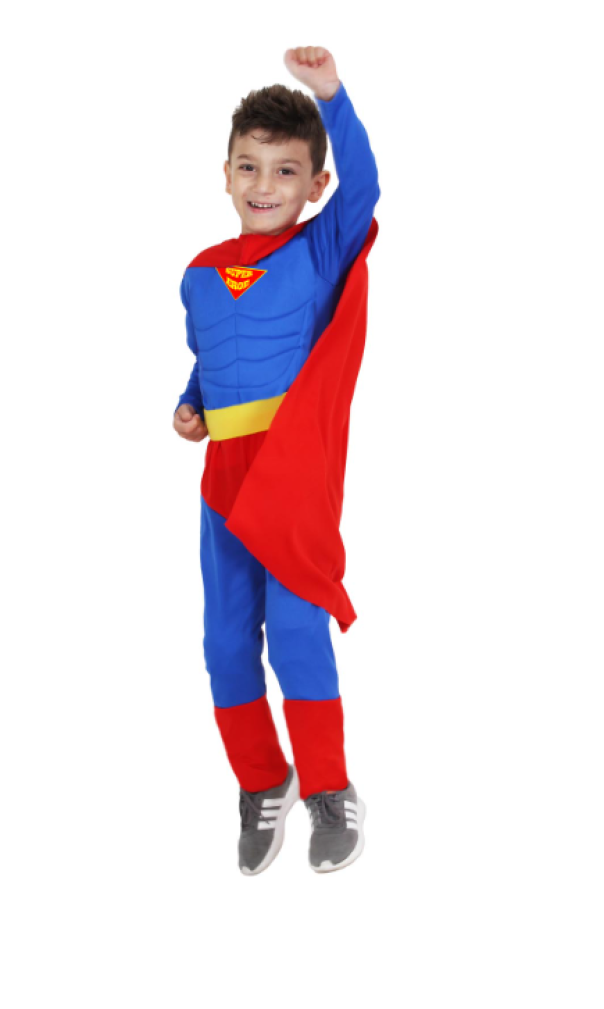 pegasus ab carnevale superman in busta superman