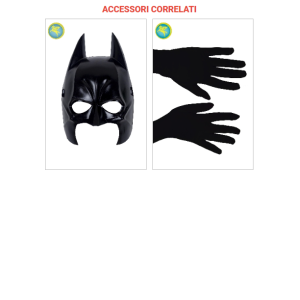 Costume carnevale da bambino batman