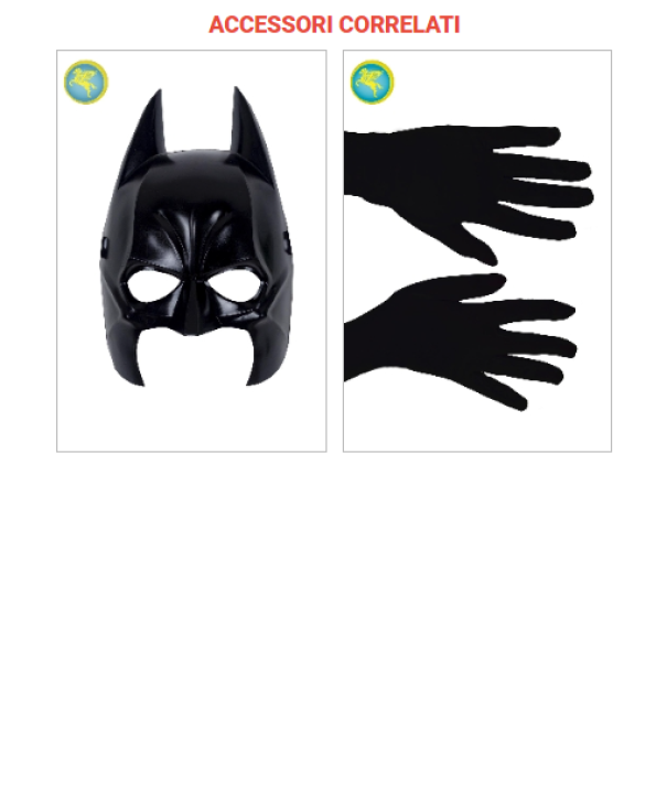 Costume carnevale da bambino Batman