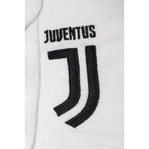 Accappatoio in spugna di puro cotone da uomo juventus fc