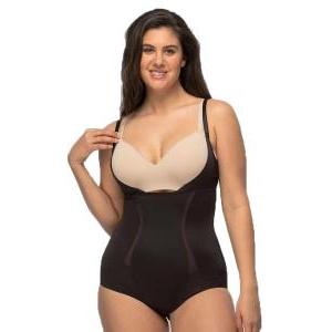 Body  shaping senza coppe nero