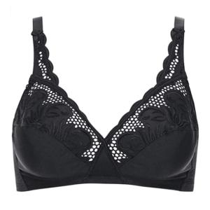 Reggiseno senza ferretto criss cross modern tricot nero