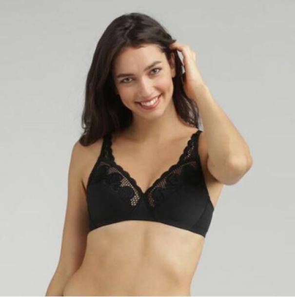 playtex rgs support microf ricamata nero