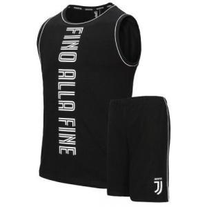 Pigiama da uomo juventus estivo nero ju14077