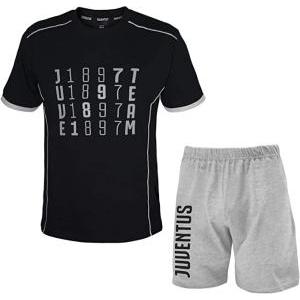 Pigiama da bambino juventus ju15076 estivo nero