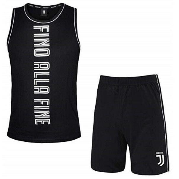 Pigiama da bambino Juventus JU15077 estivo nero