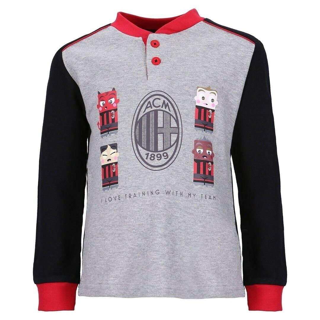 Pigiama da bambino AC Milan in cotone felpato