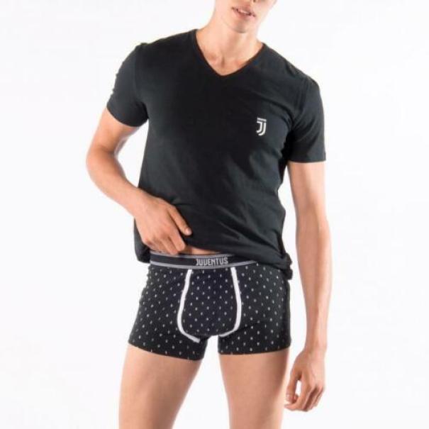 Completo intimo t-shirt e boxer FC Juventus da uomo