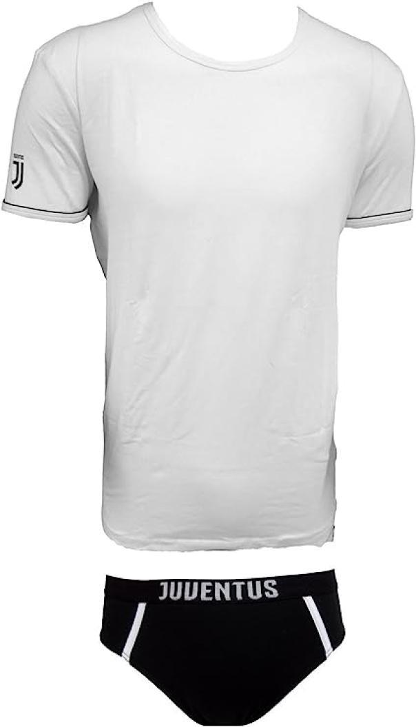 Completo intimo t-shirt e slip da uomo FC Juventus