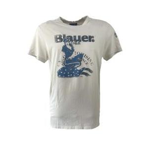 T-shirt  uomo in cotone beige