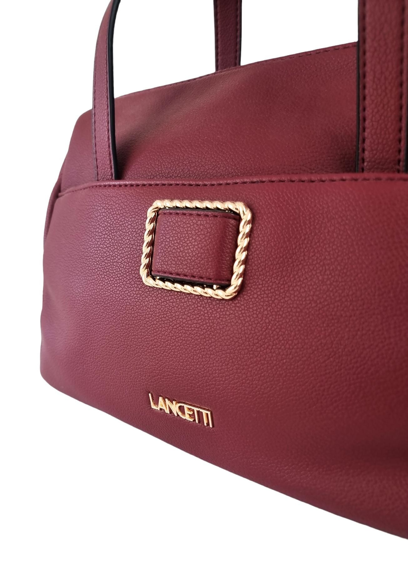 Borsa donna modello bauletto Lancetti 