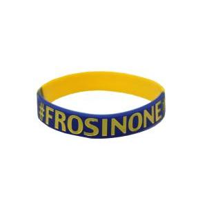 Bracciale bicolore frosinone calcio adulto in silicone