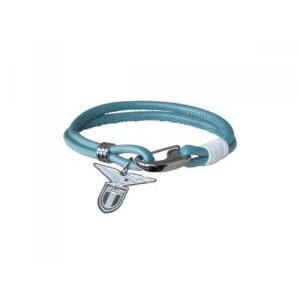 Bracciale in ecopelle e acciaio s.s. lazio brla67