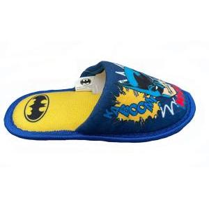 Pantofola invernale batman bambino in tessuto con suola in gomma blu royal