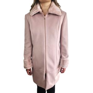 Cappotto donna  modello calleto rosa