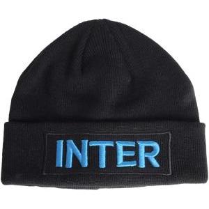 Cappello fc inter zuccotto con scritta nero