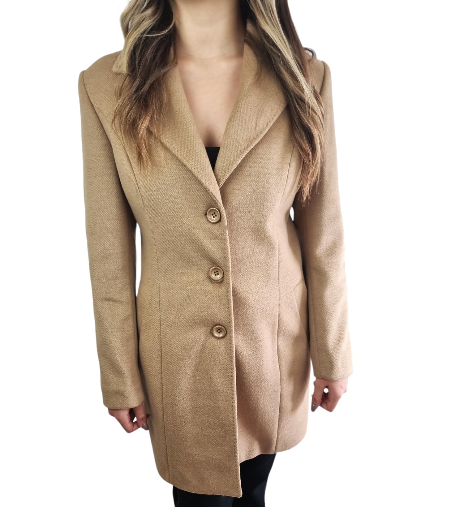 Cappotto donna Edas camel 