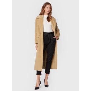 Cappotto lungo  donna modello vestaglia camel