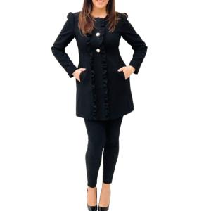 Cappotto leggero donna  nero