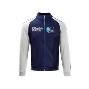 Tuta per napoli homewear ragazzo bambino full zip blu