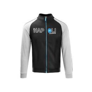 Tuta per napoli homewear ragazzo bambino full zip nero