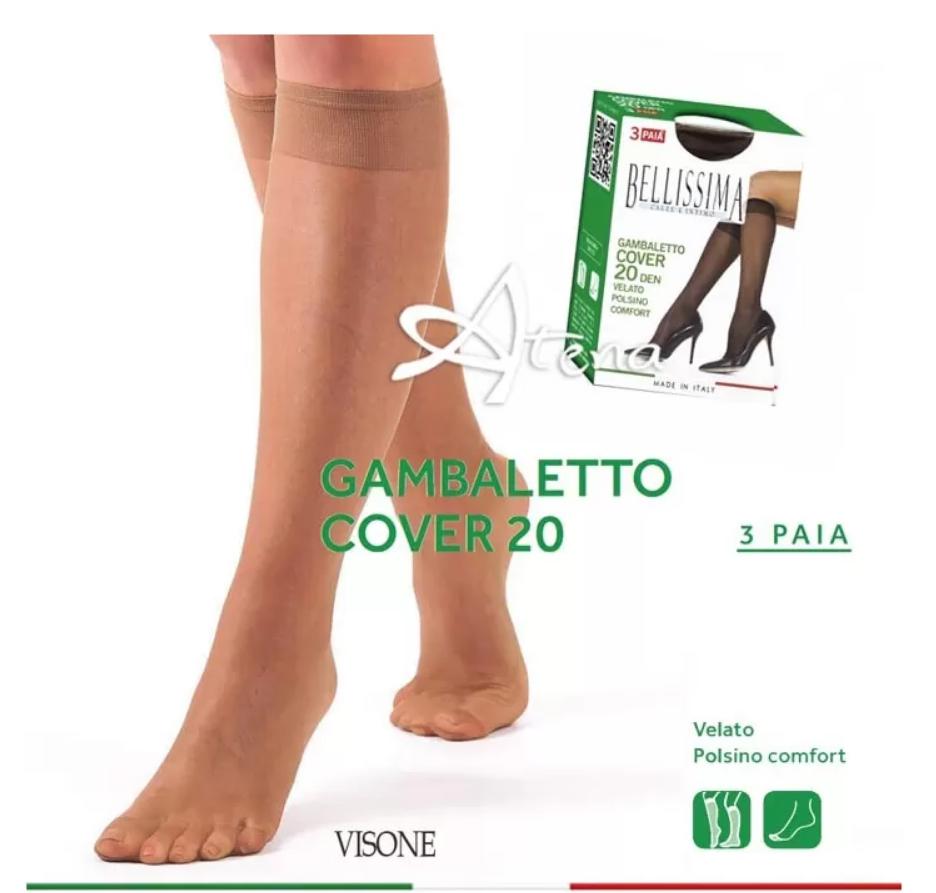 bellissima gambaletto 20 den filanca bellissima visone