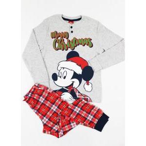 Pigiama natalizio da bambino in cotone interlock mickey mouse