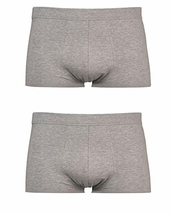 Boxer Panty Fila in cotone da uomo bi-pack grigio