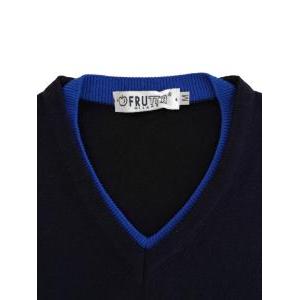 Gilet uomo in maglia  m blu vintage