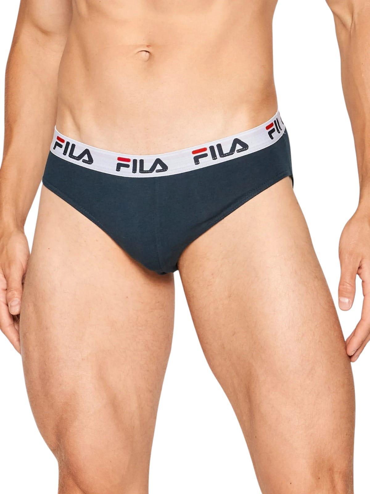 Slip uomo cotone elasticizzato Fila navy