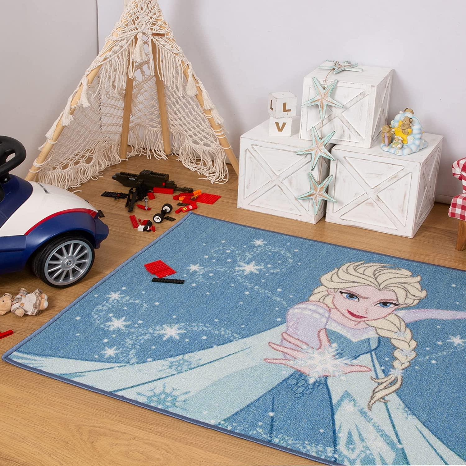 Tappeto scendiletto da bambina Frozen Disney 80x120cm