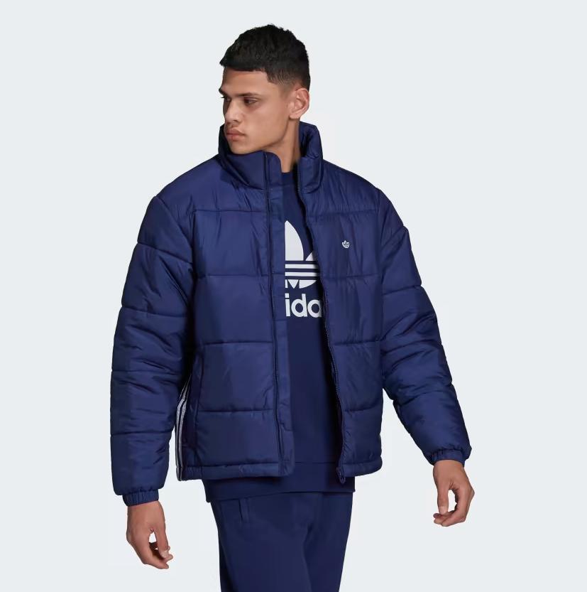 Giubbotto piumino Adidas uomo blu