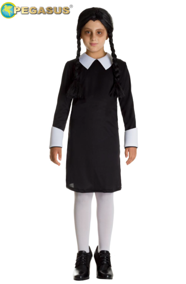 Costume carnevale Mercoledu00ec Famiglia Addams bambina