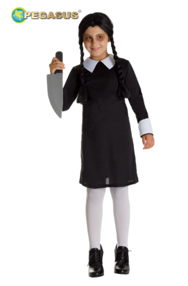 Costume carnevale Mercoledu00ec Famiglia Addams bambina