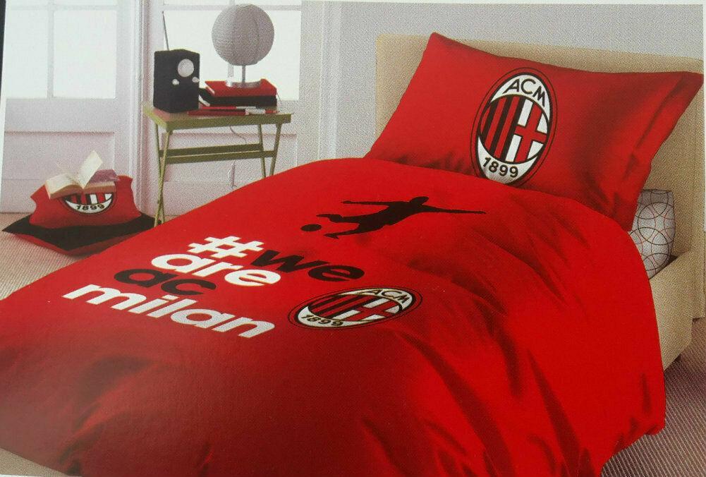 Completo letto una piazza AC Milan