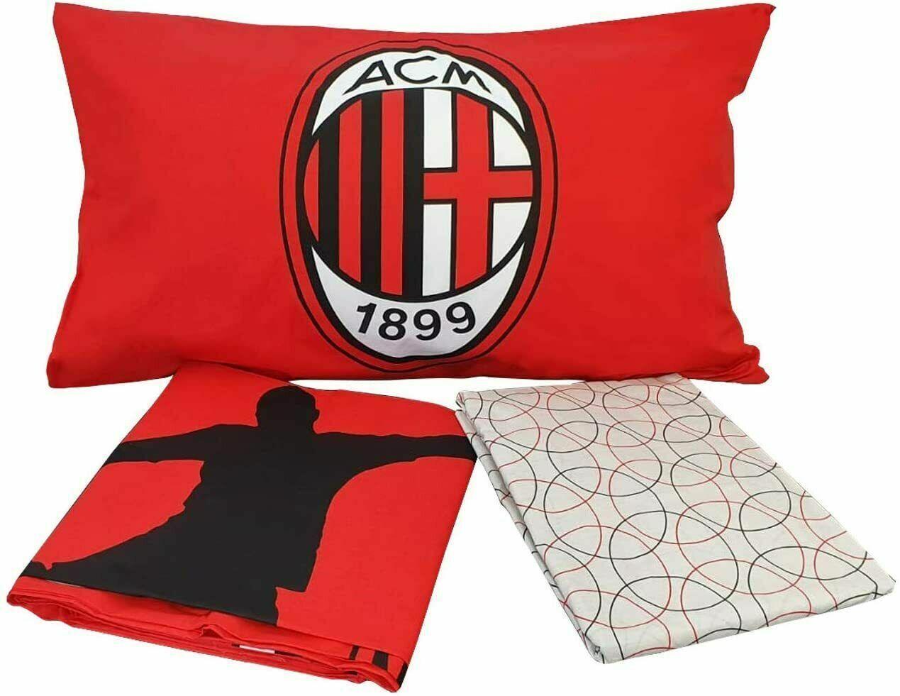 Completo letto una piazza AC Milan